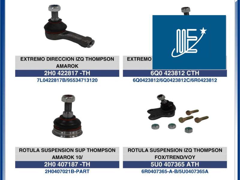 Novedades Expoyer: Dirección y rótulas Thompson