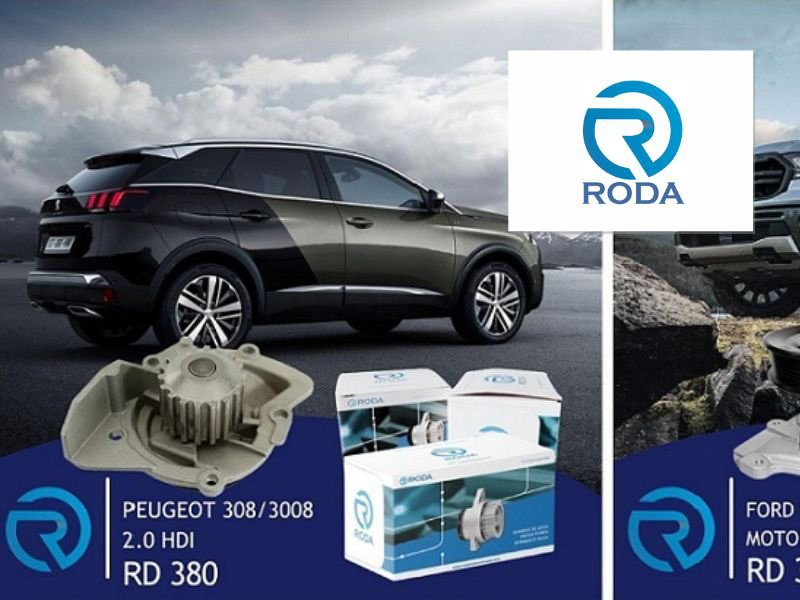 RODA lanza bombas de agua para Amarok, Fiat y más