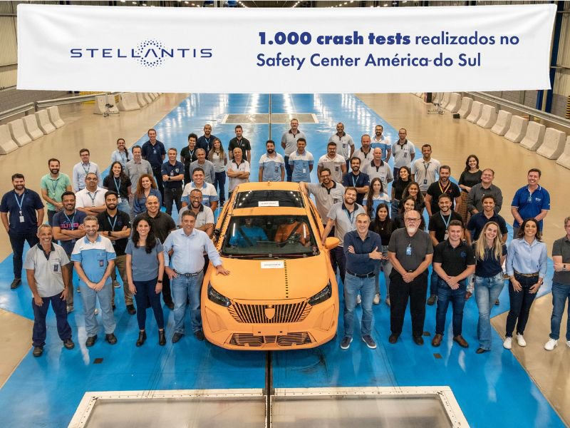 Stellantis alcanza 1.000 pruebas en su Safety Center