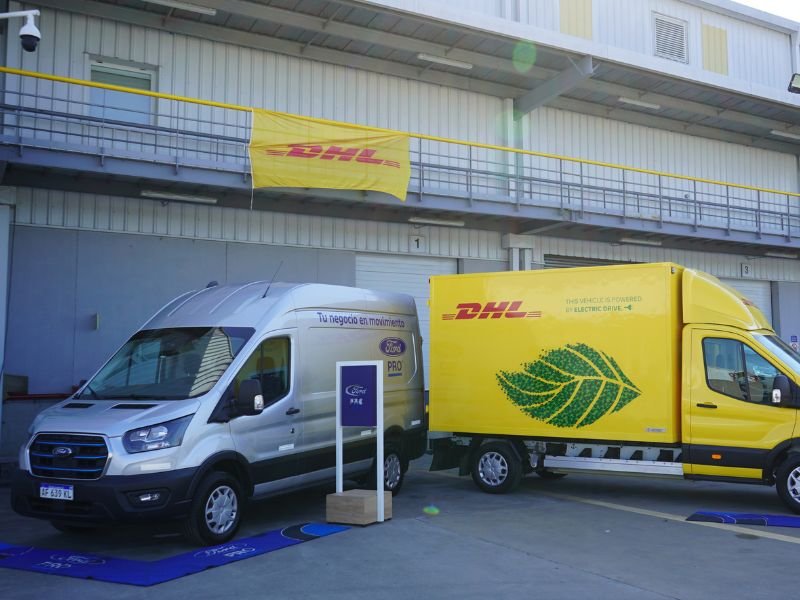DHL suma la Ford E-Transit Chasis a su flota en Argentina
