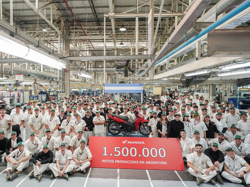 Honda alcanza 1,5 millones de motos en Argentina
