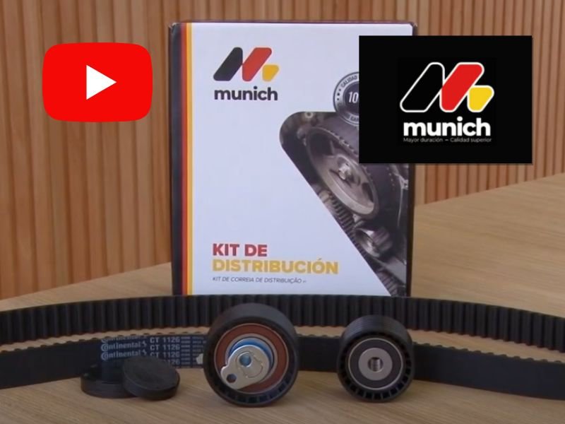 Kit de distribución DK4M de MUNICH con repuestos OEM