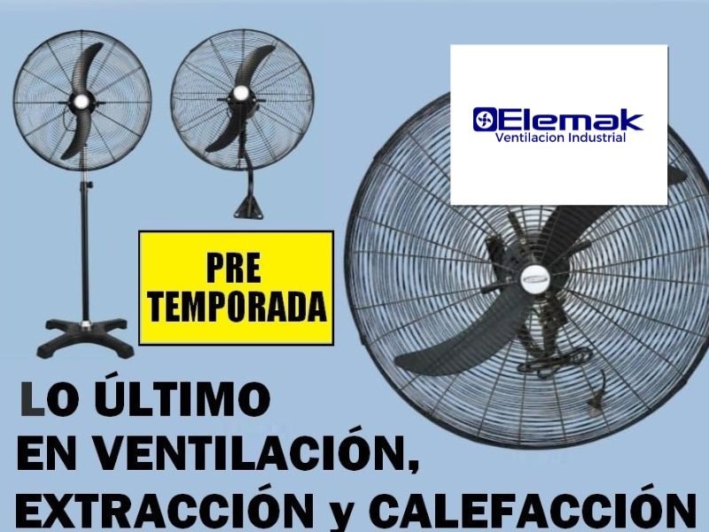 Elemak presenta su línea de ventiladores industriales