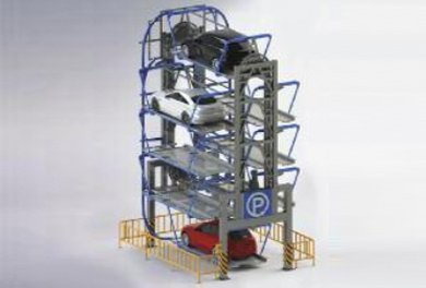 El primer estacionamiento vertical inteligente fabricado en nuestro país