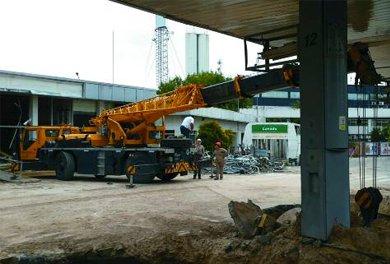 Los tanques de combustibles en desuso