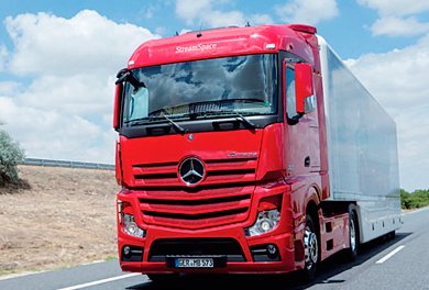 El nuevo Mercedes-Benz Actros 1845 Euro 6. Un modelo muy avanzado a nivel aerodinámico