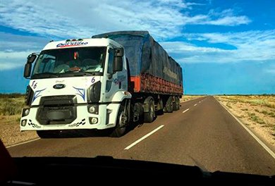 Nuevo aumento del transporte en camiones