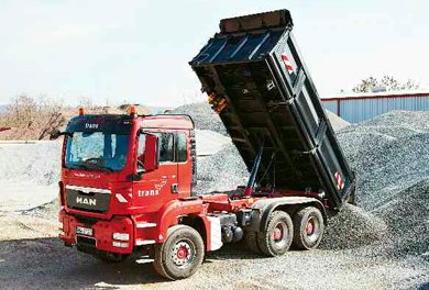Camiones MAN versión TGS, potencia para las obras y la tracción