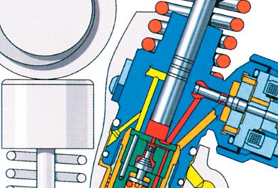 Sistema de alta presión Inyector/bomba 2 con leva de accionamiento al balancín actuador