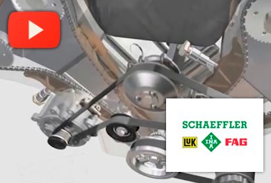 Schaeffler: Características técnicas de la correa auxiliar de Ina