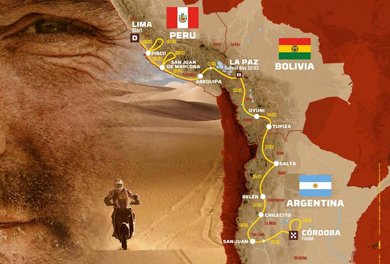 Se difundió oficialmente la ruta del Rally Dakar 2018