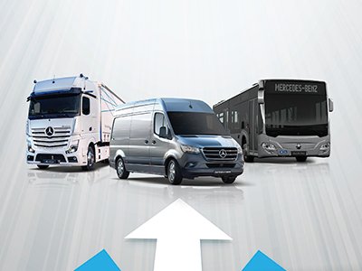 Mercedes-Benz, nuevamente líder en vehículos comerciales