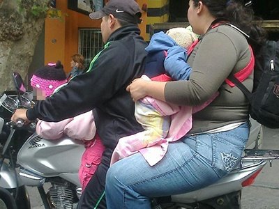 Los niños en los accidentes viales de motos