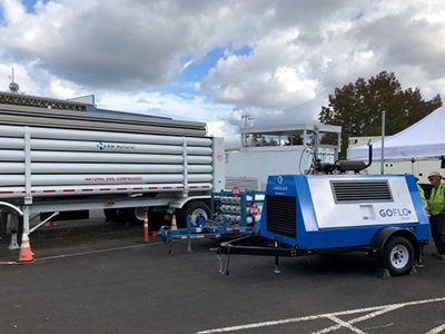 Con un compresor móvil se ampliará el uso del GNV en el noroeste de EEUU