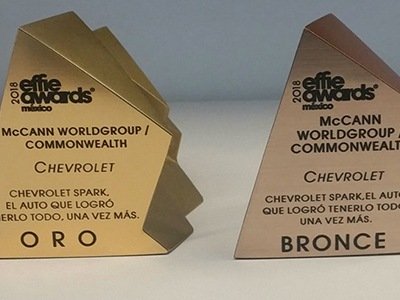 Libera tu pie izquierdo. Premio para Chevrolet en México