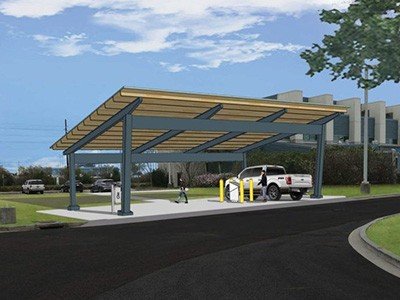 Estación de gas natural adsorbido a baja presión
