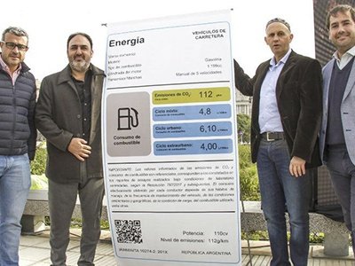 Los 0 km deberán contar con etiquetas de eficiencia energética