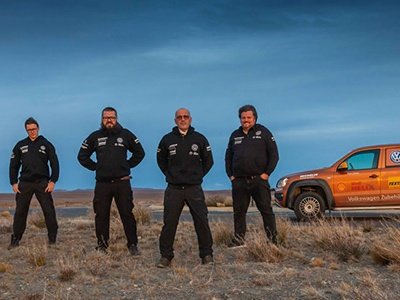 Una Volkswagen Amarok batió un record mundial