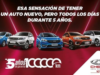 Chery Argentina extiende garantía a 5 años
