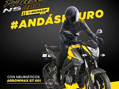 Llega la Rouser NS200 Dunlop Edition