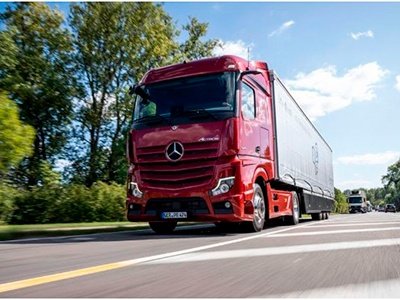 El primer camión sin espejos ya está andando