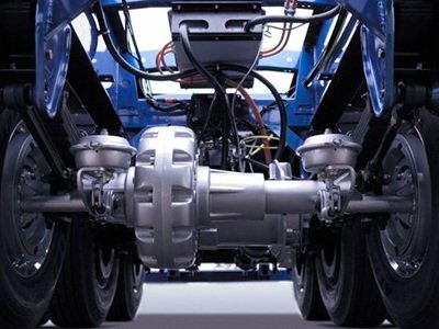 Un eje de tracción eléctrico