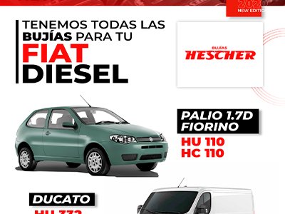 #HESCHERNEWS: Aplicaciones para modelos Fiat