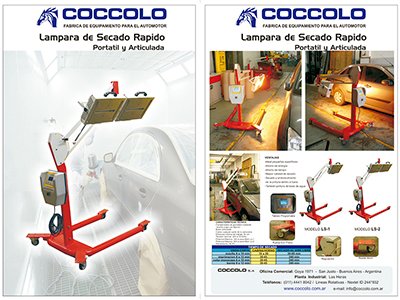 Lámpara de Secado Infrarojo de Coccolo