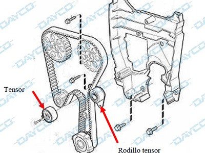 Dayco: Información técnica KTB605