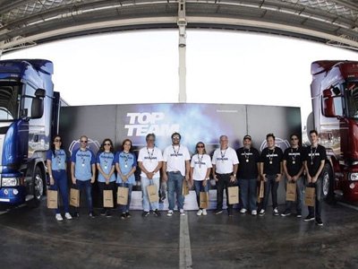 Scania organizó el certamen Press Top Team