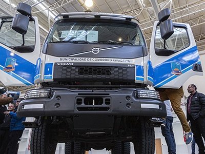El municipio de Comodoro Rivadavia elige a Volvo Trucks para renovar su parque automotor