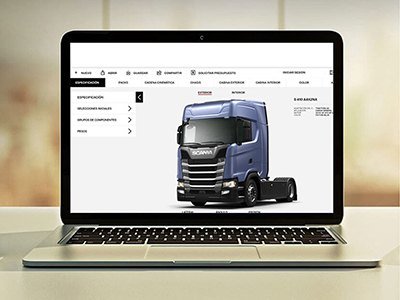 Scania tiene su configurador digital para camiones